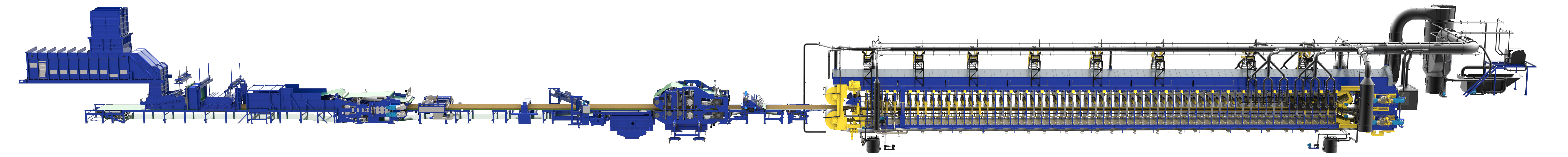 Siempelkamp MDF Holzwerkstoffanlage ContiRoll 3D