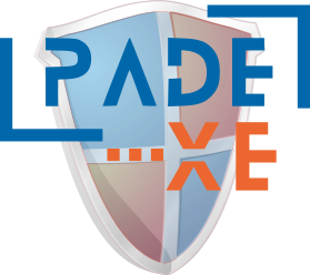 Logo der Software PADE XE® von Siempelkamp NIS zur Verwaltung beruflich strahlenexponierter Personen.